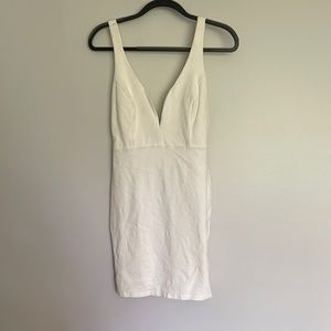 Lulus- White Cocktail Dress- Size Large- Worn once- Excellent Condition